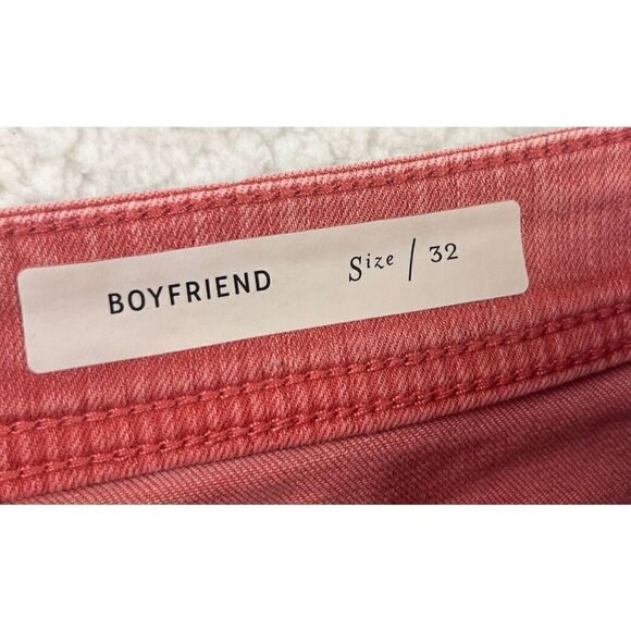 Pilcro and the Letterpress High Waist Denim Cuffed Boyfriend‎ Bermuda Shorts 32 - Picture 4 of 10